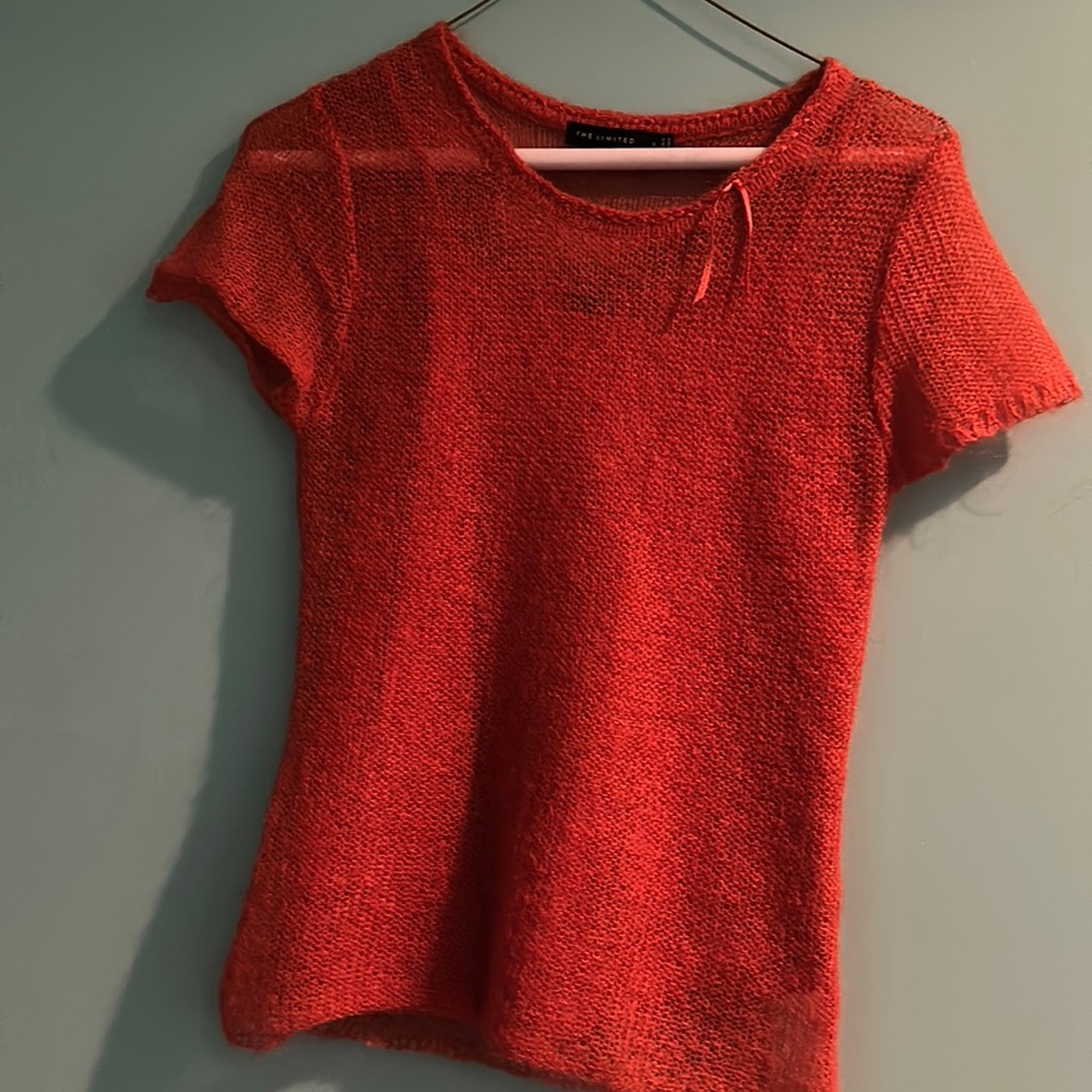 The Limited ladies short sleeve sweater. Size small.